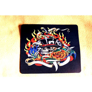 Skull Casino Poker Cards High Quality Mouse Pad 9.25x8 in